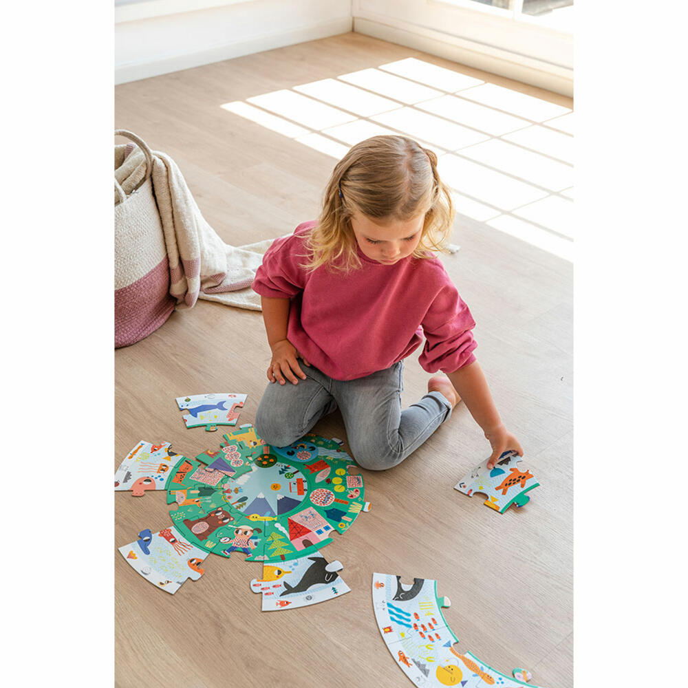 Jumbo Spiele GOULA XXL-Puzzle Tiere entdecken, Kinderpuzzle, Legespiel, Kinder Puzzles, 53177