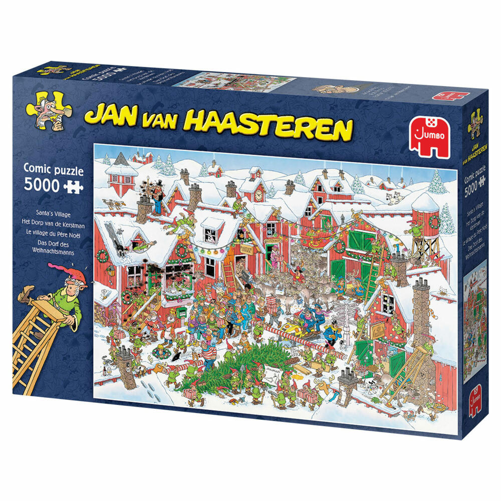 Jumbo Spiele Jan van Haasteren - Santas Village, Puzzle, Erwachsenenpuzzle, Puzzlespiel, 5000 Teile, 20076