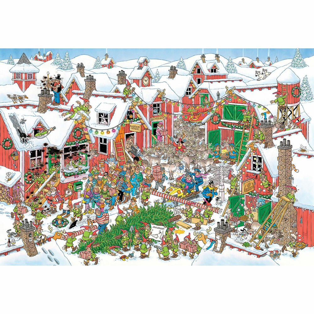 Jumbo Spiele Jan van Haasteren - Santas Village, Puzzle, Erwachsenenpuzzle, Puzzlespiel, 5000 Teile, 20076