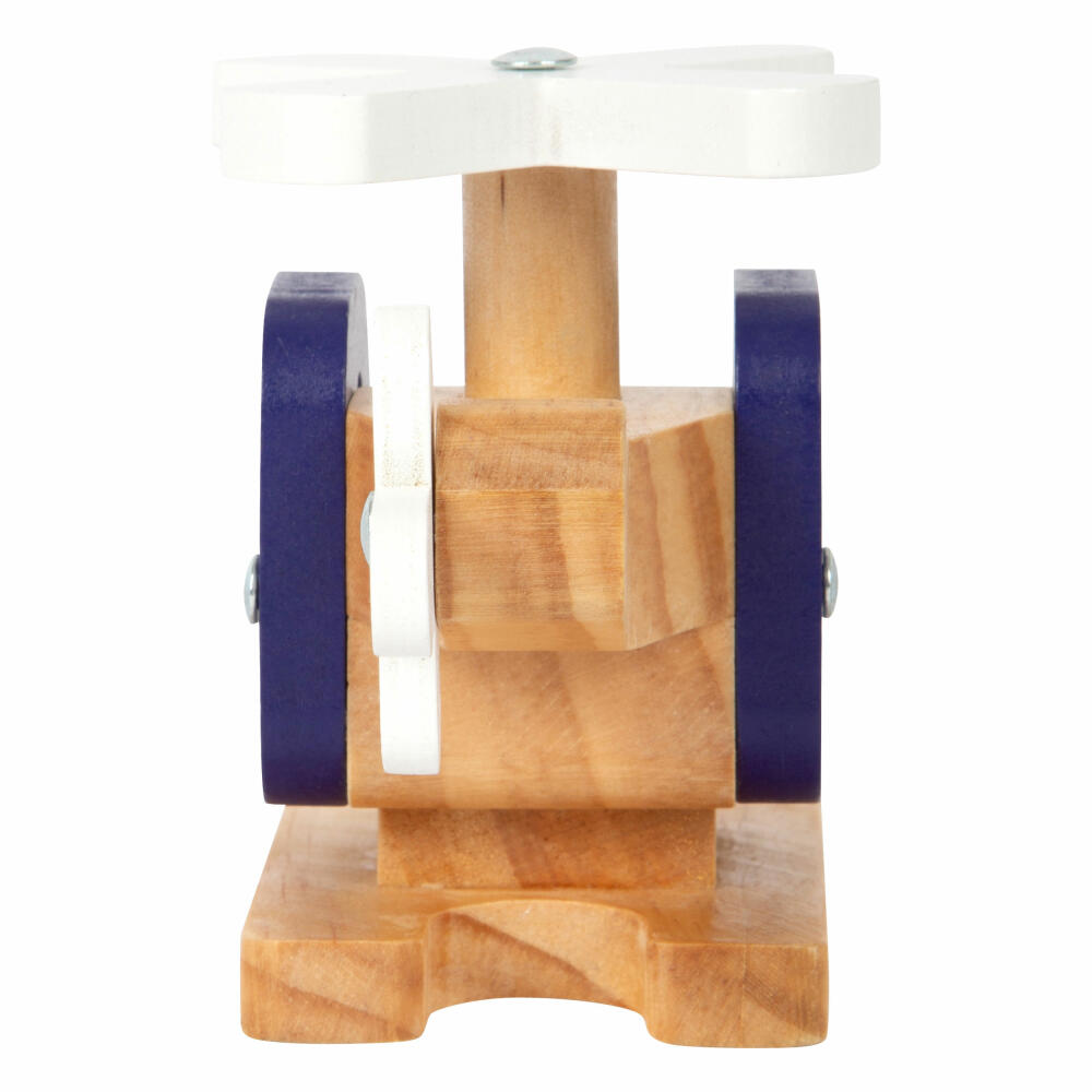 Legler Spielzeug-Hubschrauber, Helikopter, Fahrzeug, Holzspielzeug, Holz, 12287