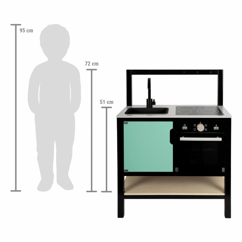 Legler Small Foot Kinderküche Industrial, Spielküche 7-tlg., ab 3 Jahren, 12433