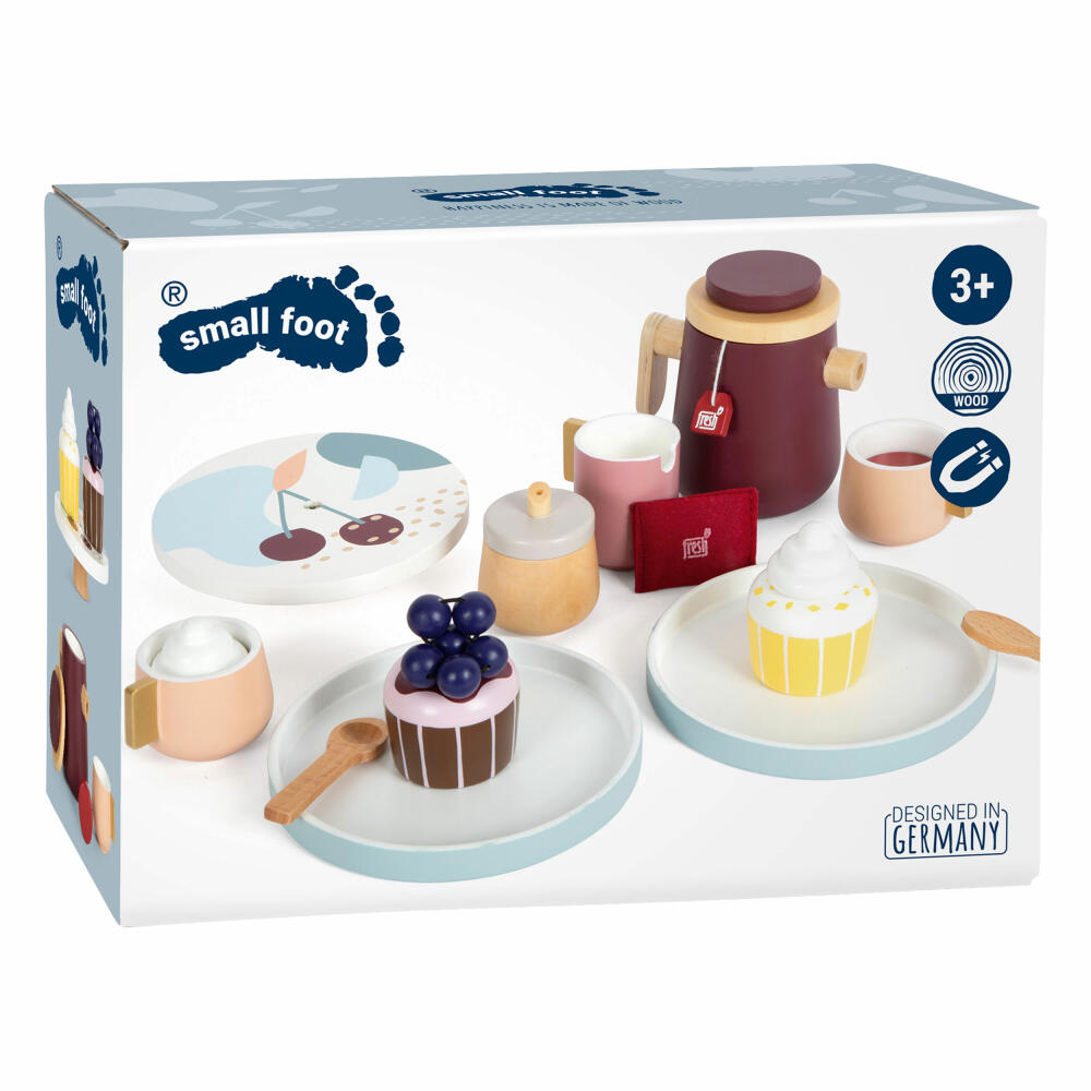 Legler Kaffee und Tee-Set tasty, Spielzeug-Service, Kaufladen Zubehör, Holz, 12293
