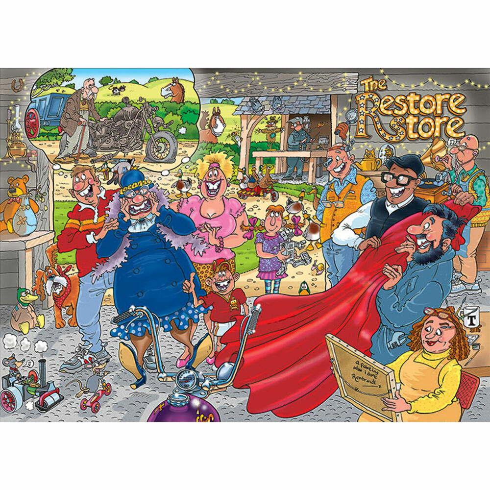 Jumbo Games Wasgij Original 41 - From Old to New!, Puzzle, Adult Puzzle, Puzzle Game, 1000 Pieces, 25020