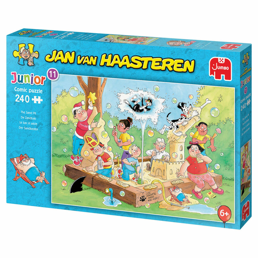 Jumbo Spiele Jan van Haasteren Junior - Sandkasten, Kinderpuzzle, Kinder Puzzle, Legespiel, 240 Teile, 20082