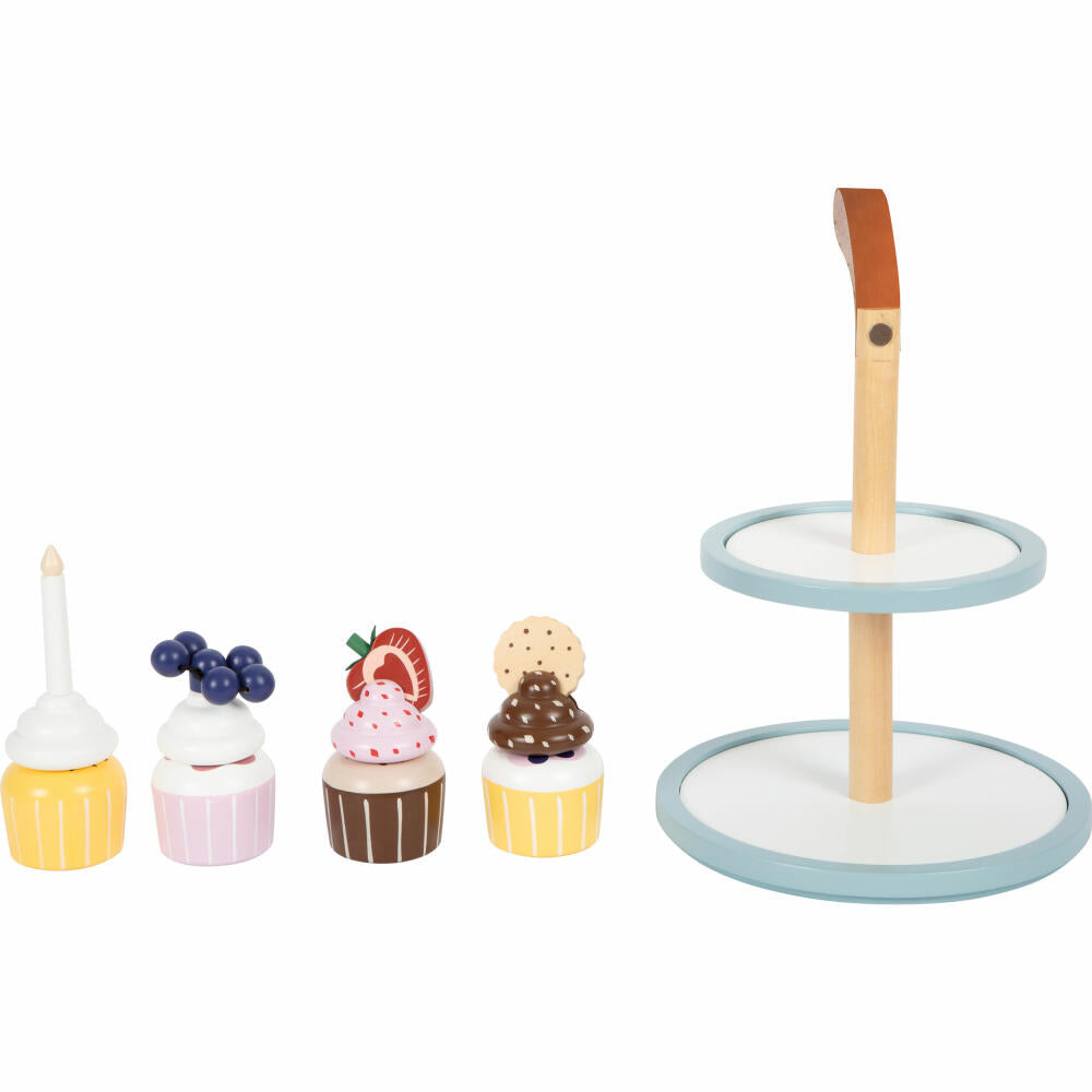 Legler Small Foot Cupcake Etagere tasty, with pastries, 13 pcs., from 3 years, 12434