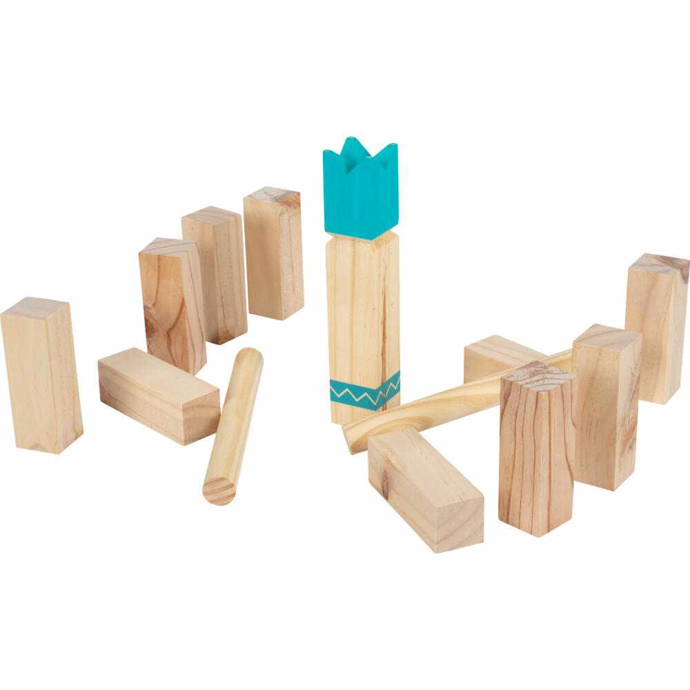 Legler Small Foot Wikingerspiel Kubb kompakt Active, Wurfspiel, ab 5 Jahren, 12401