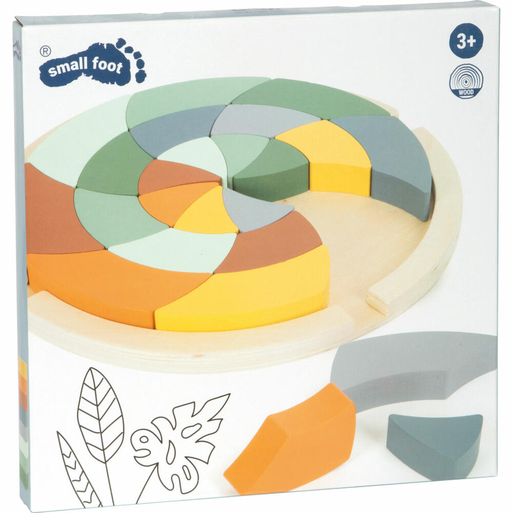Legler Small Foot Color Puzzle Safari, Puzzle Game, 25 Pieces, from 3 Years, 12457