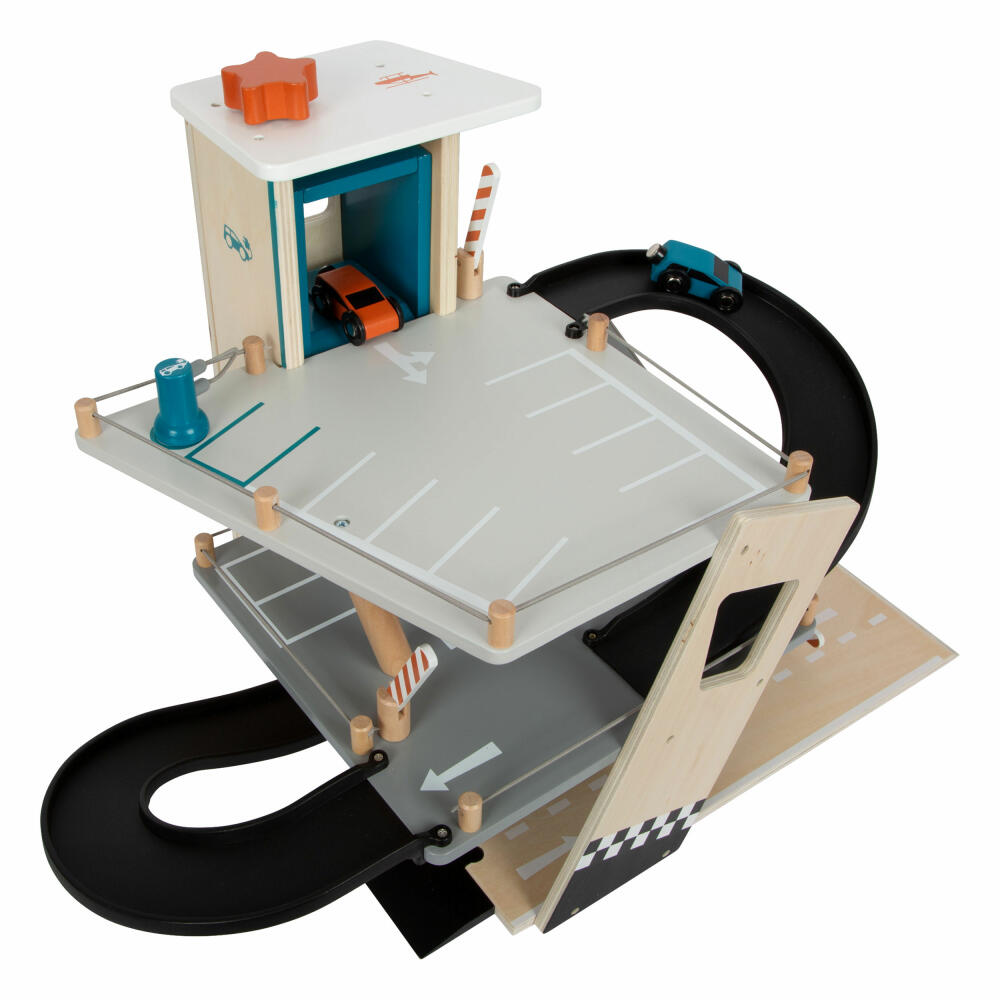 Legler Toy Car Parking Garage Rallye, Parking Garage for Toy Cars, from 3 Years, 12357