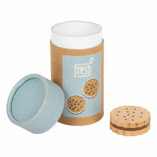 Legler Spielzeug-Sandwich-Kekse fresh 5er-Set, Kaufladen-Spielzeug, Zubehör, Holz, 12352