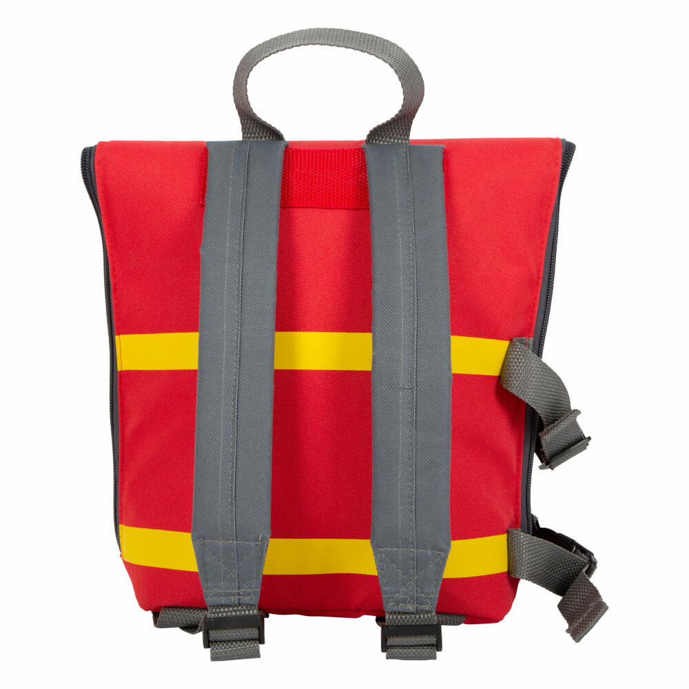 Legler fire brigade backpack, toy tool, fire brigade equipment, from 3 years, 12361