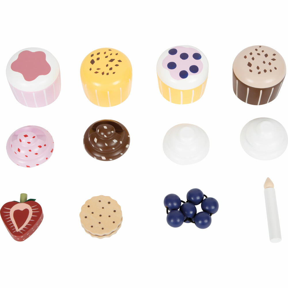 Legler Small Foot Cupcake Etagere tasty, with pastries, 13 pcs., from 3 years, 12434