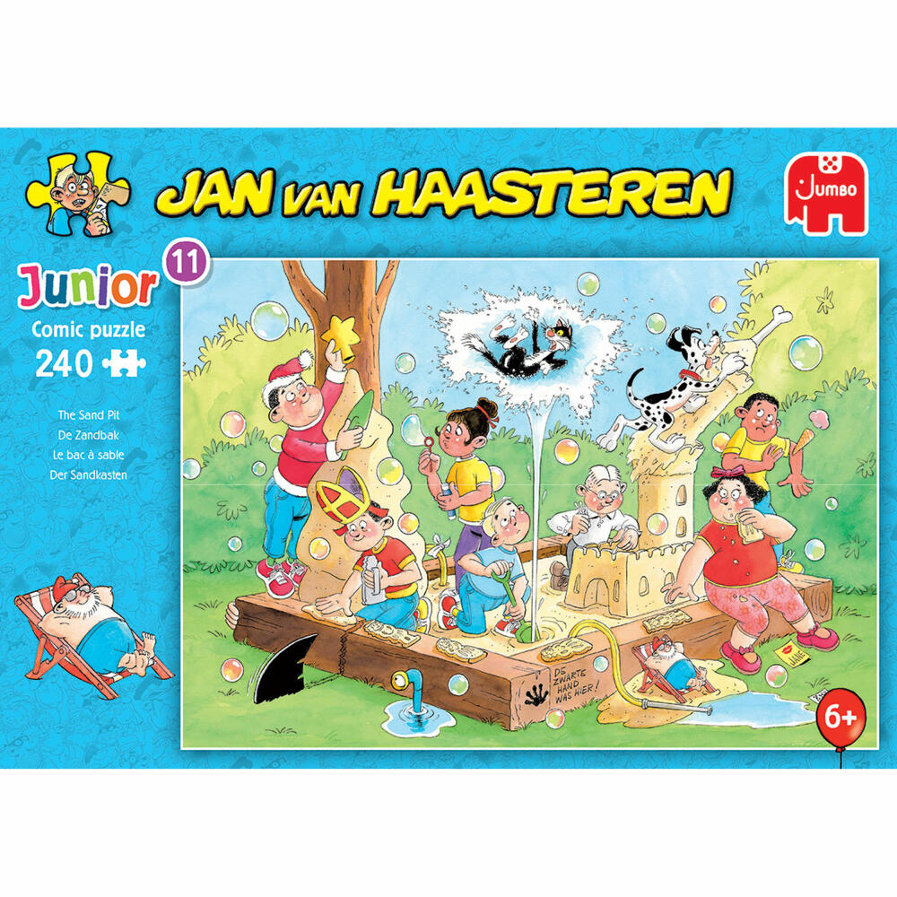 Jumbo Spiele Jan van Haasteren Junior - Sandkasten, Kinderpuzzle, Kinder Puzzle, Legespiel, 240 Teile, 20082
