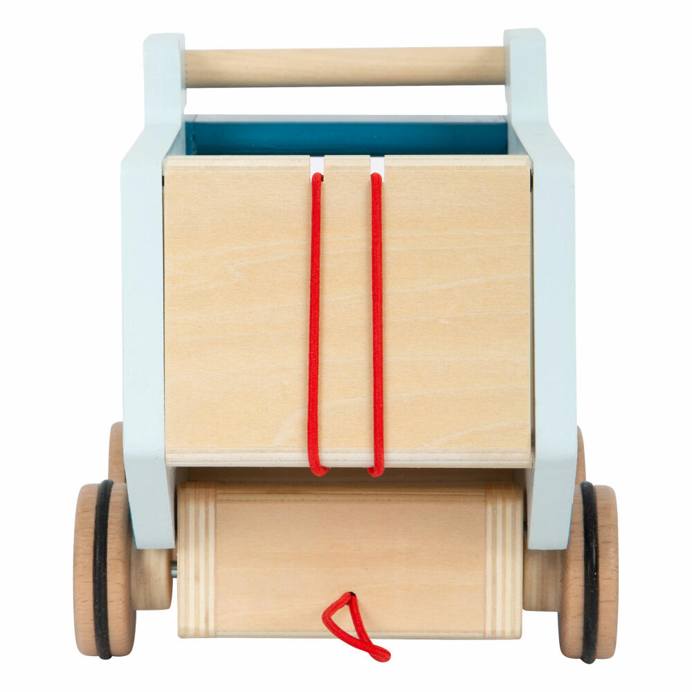 Legler pull-along vehicle dump truck, pull-along car, transporter, truck, wood, 12348