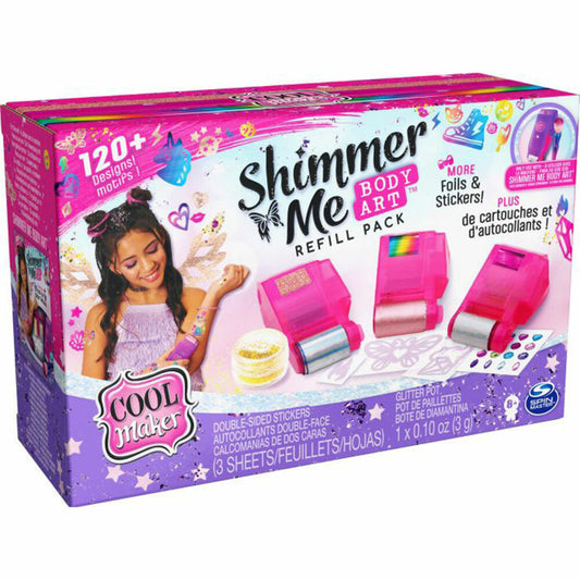 Spin Master CLM Shimmer Me - Body Art Refill Bundle