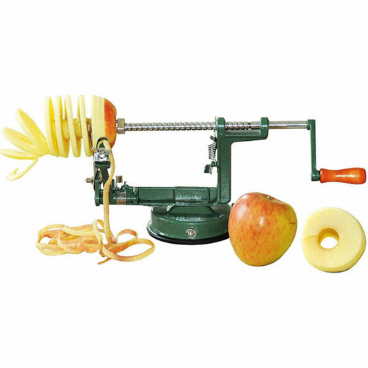 CORVUS Kids at Work apple peeling machine