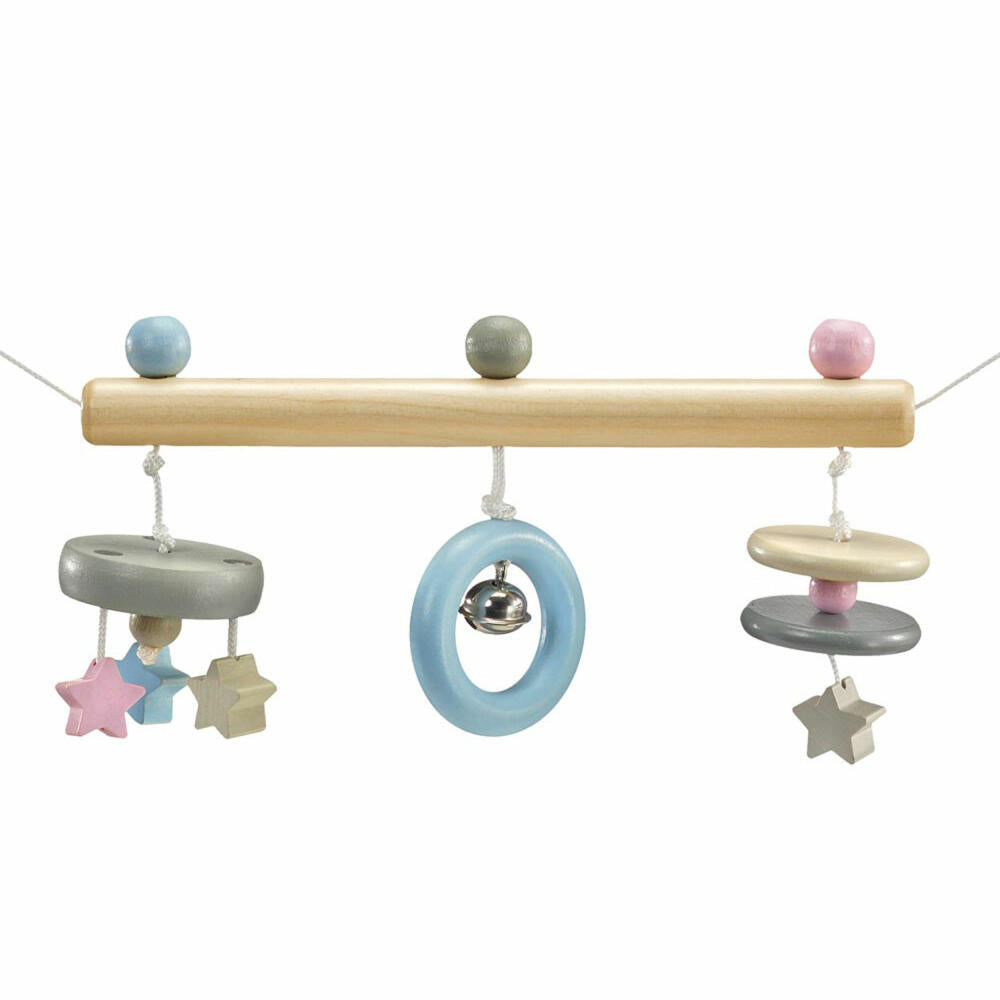 Selecta toy star wagon chain, wagon chain, toddler game, toddler toy, wood, 63 cm, 64016
