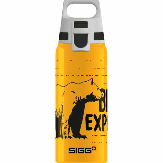 SIGG BRAVE BAER drinking bottle, bottle, water bottle, aluminum, 600 ml, 9002.2