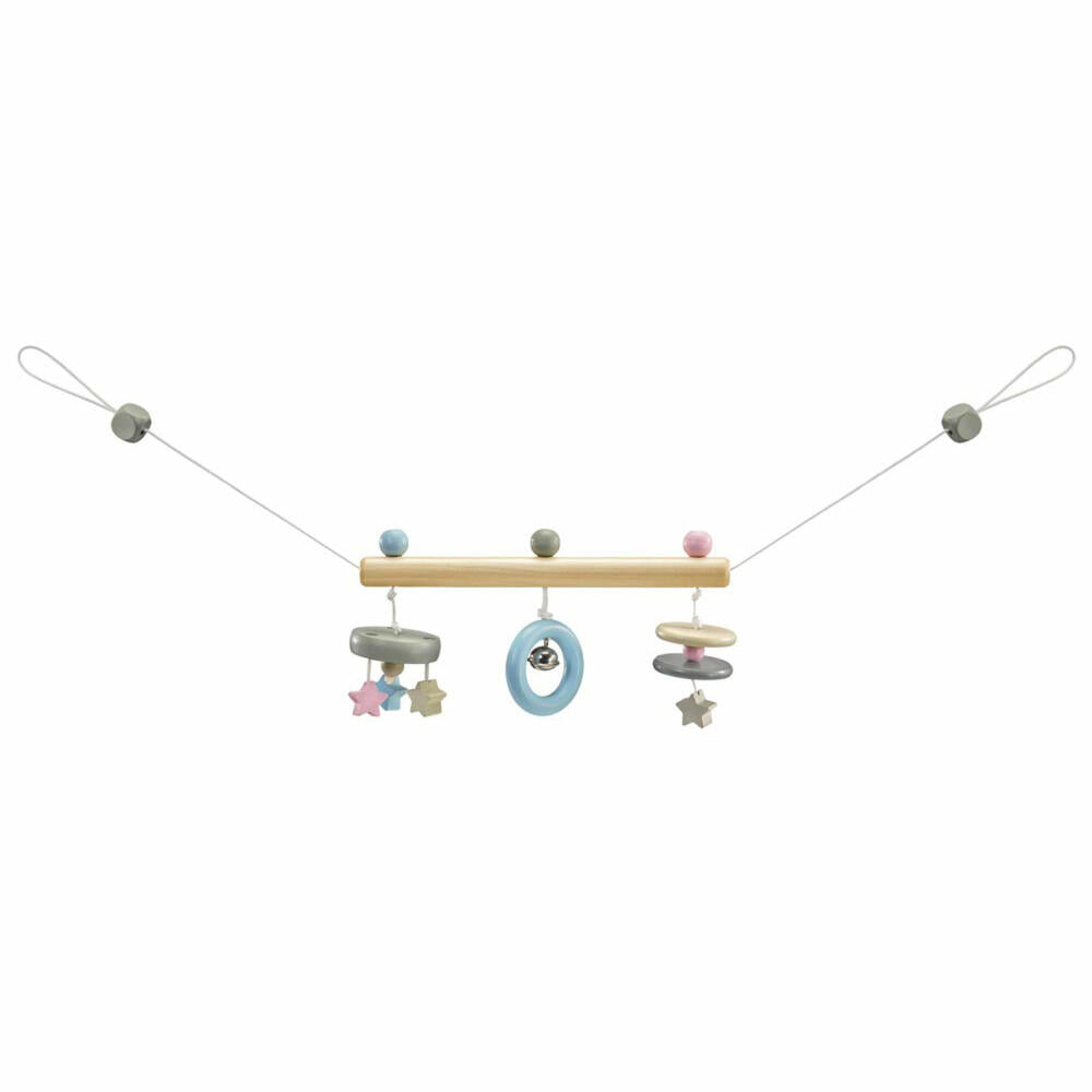 Selecta toy star wagon chain, wagon chain, toddler game, toddler toy, wood, 63 cm, 64016