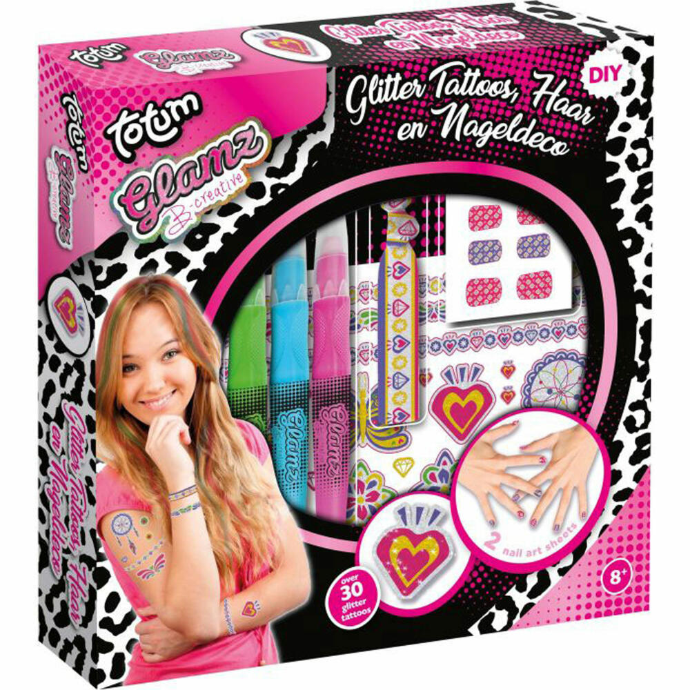 Totum - Glamz tattoo, hair and nail set