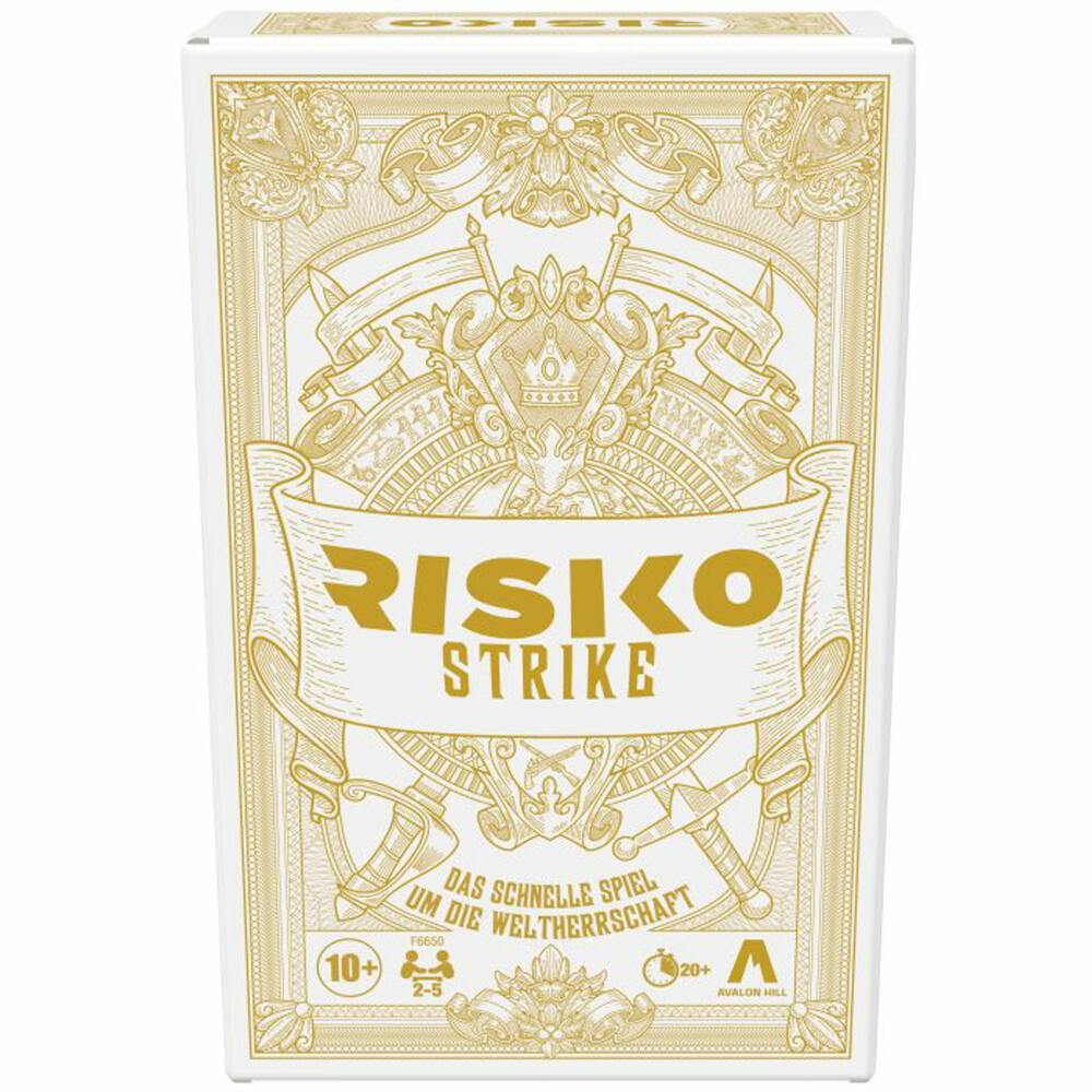 Hasbro Risk Strike, Kartenspiel, Würfelspiel, Familienspiel, Gesellschaftsspiel, ab 10 Jahren, F6650100