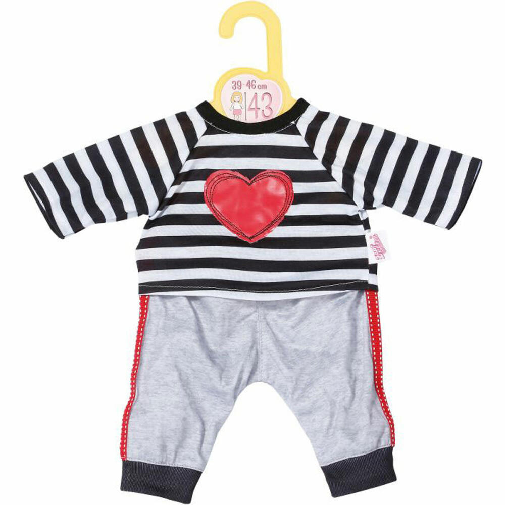 Zapf Dolly Moda Sport Outfit striped 43cm