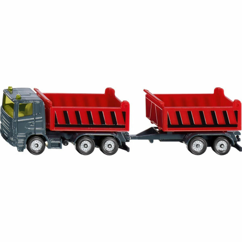 SIKU 1685 Truck with tipping trough and tipping trailer