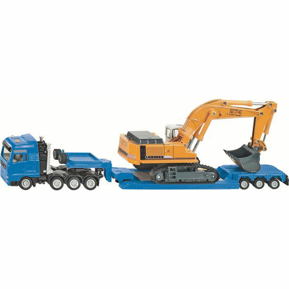 SIKU 1847 Heavy transporter with low-bed trailer