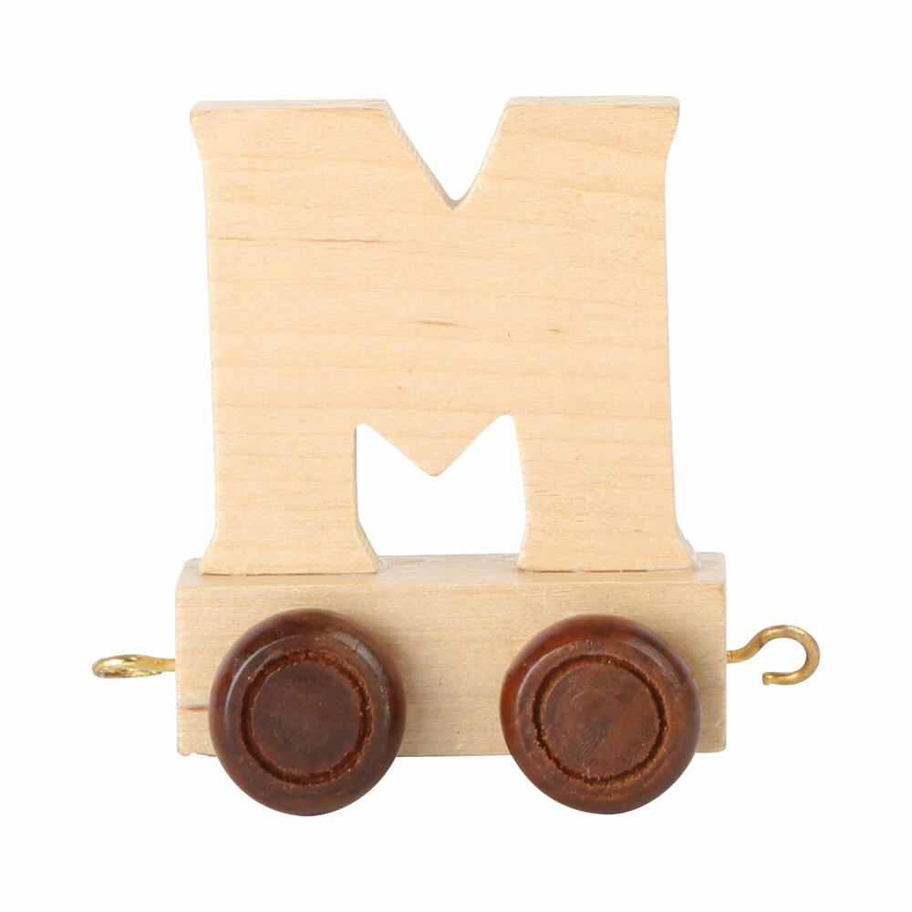 Legler small foot design letter train wood M, 7472