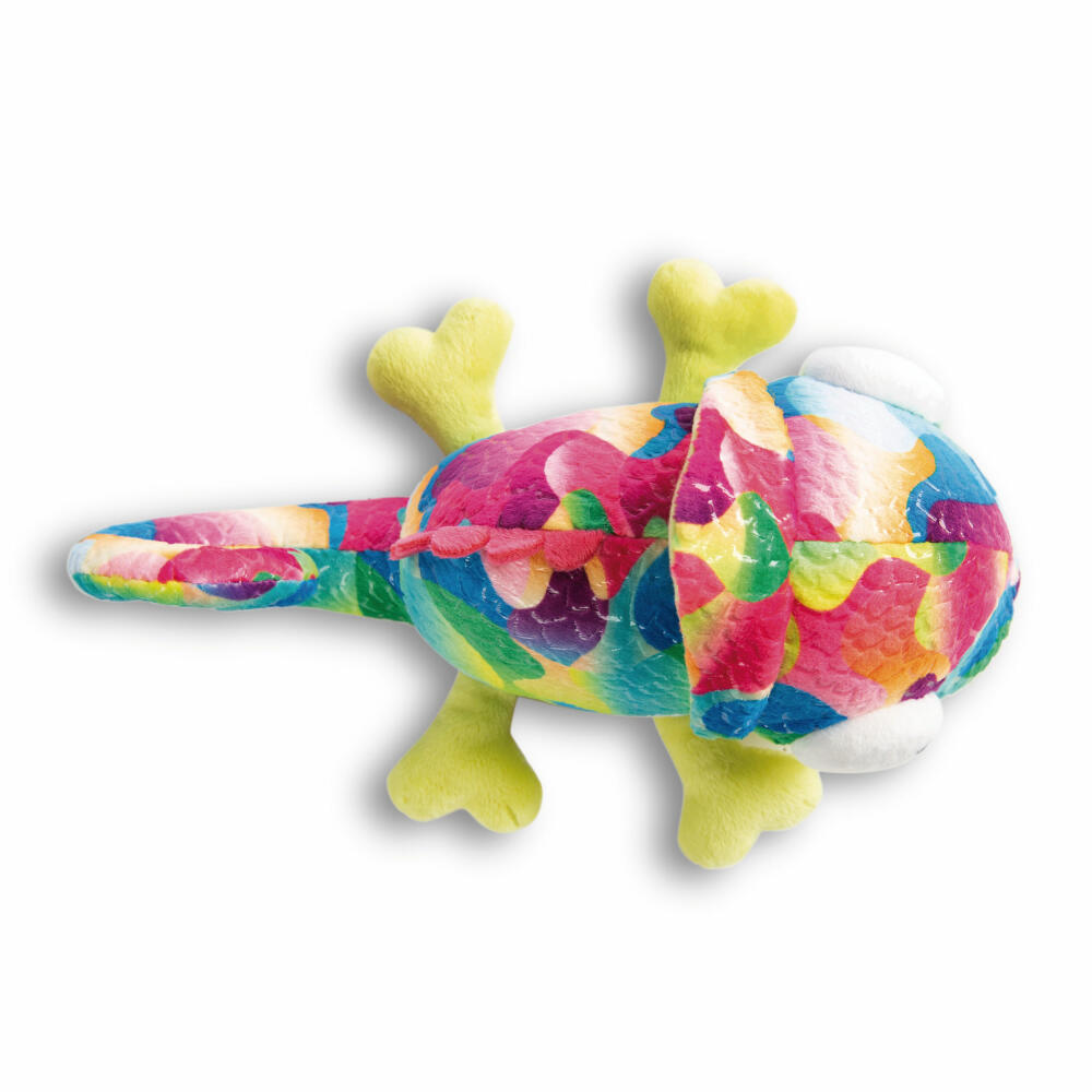 NICI Green Spring Summer Chamäleon Candymon Liegend, Kuscheltier, Plüschtier, Stofftier, 25 cm, 48958