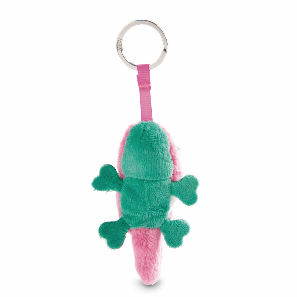 NICI Spring Summer Chamäleon Candymon Schlüsselanhänger, Schlüssel Anhänger, Glücksbringer, Pink, 8 cm, 48962