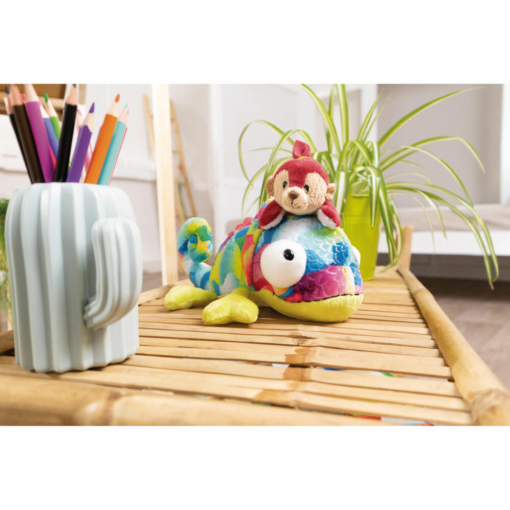 NICI Green Spring Summer Affe Tuula MagNICI, Magnettier, Magnet Tier, Plüschtier, 12 cm, 48952