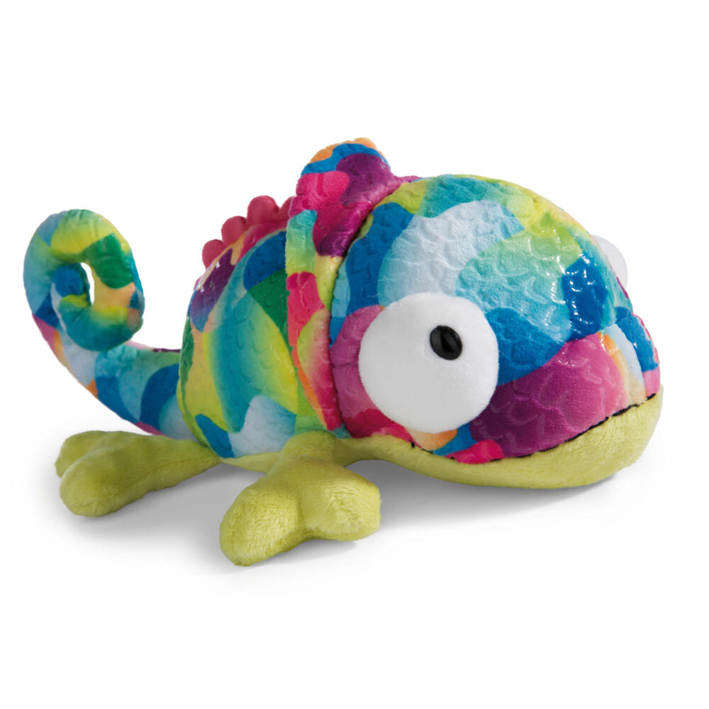 NICI Green Spring Summer Chamäleon Candymon Liegend, Kuscheltier, Plüschtier, Stofftier, 25 cm, 48958