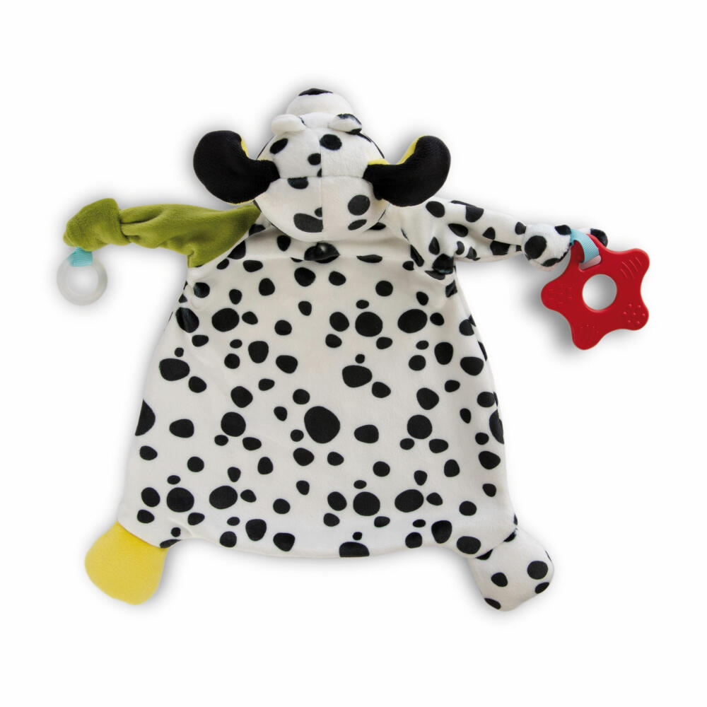 NICI My First NICI Schmusetuch Dalmatiner, Schnuffeltuch, Kuscheltuch, Polyester, 25 x 25 cm, 48896
