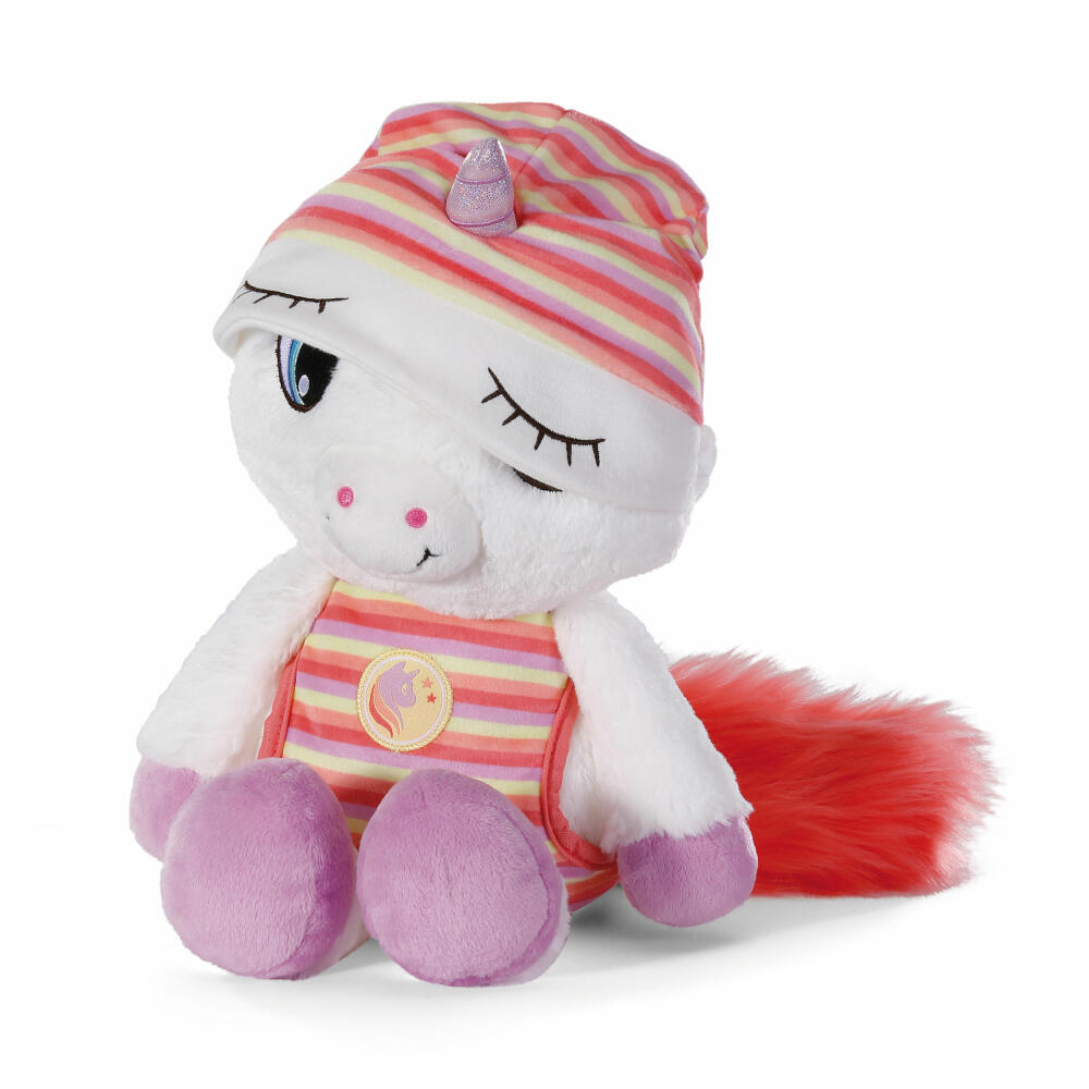 NICI Schlafmützen Einhorn Myala, Kuscheltier, Plüschtier, Stofftier, 38 cm, 48885
