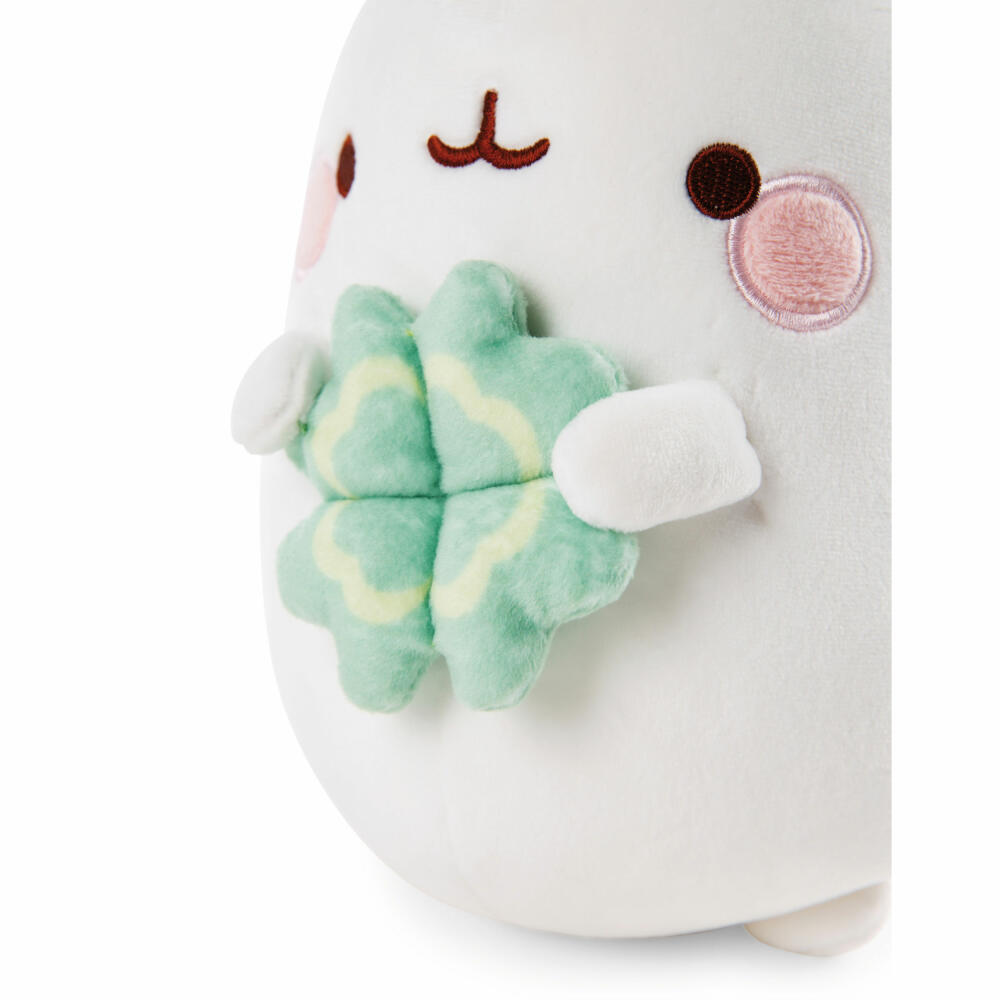 NICI MOLANG mit Kleeblatt, Kuscheltier, Plüschtier, Stofftier, Polyester, 48 cm, 48876