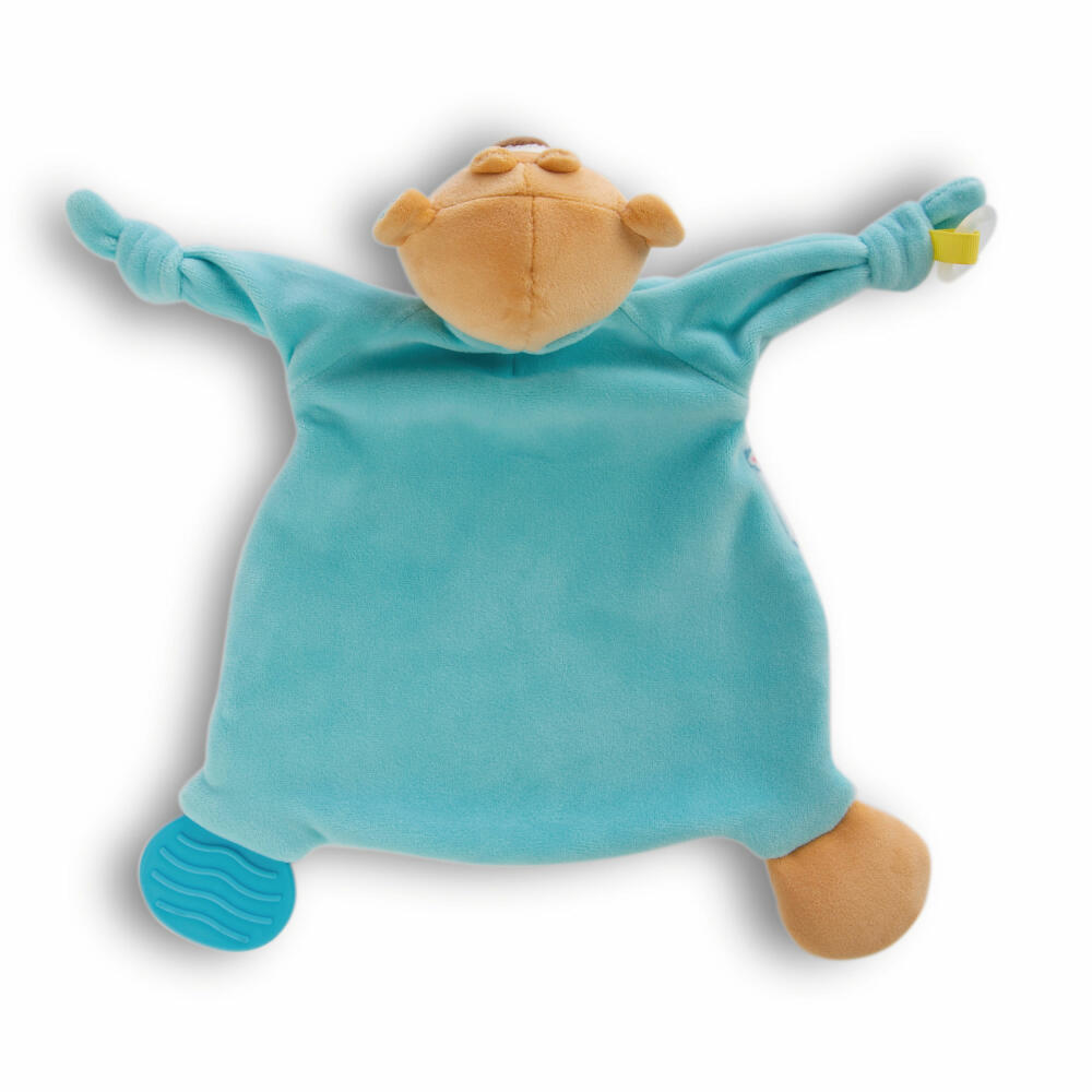 NICI My First NICI Schmusetuch Bär, Schnuffeltuch, Kuscheltuch, Polyester, 25 x 25 cm, 48895