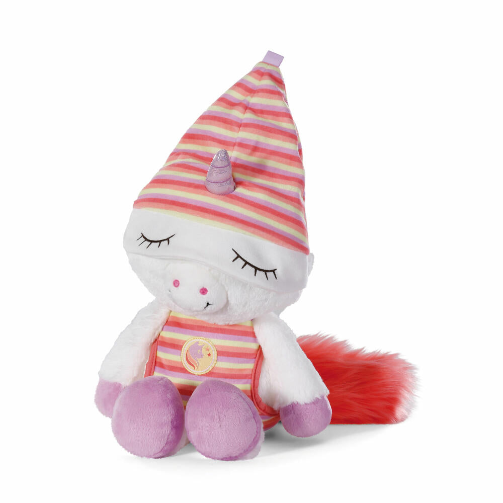 NICI Schlafmützen Einhorn Myala, Kuscheltier, Plüschtier, Stofftier, 38 cm, 48885