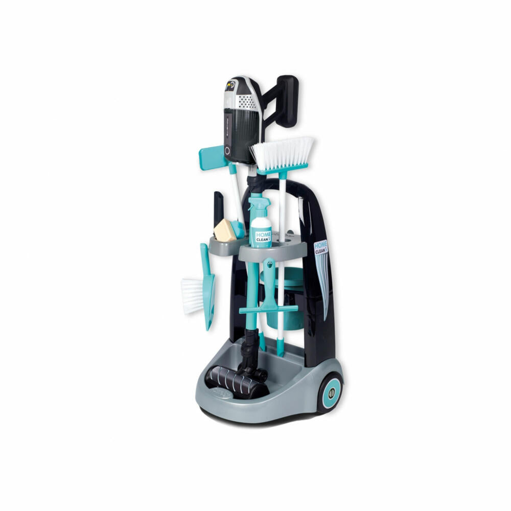 Smoby Rowenta cleaning trolley, cleaning set, children's vacuum cleaner, toy, children, 7600330319