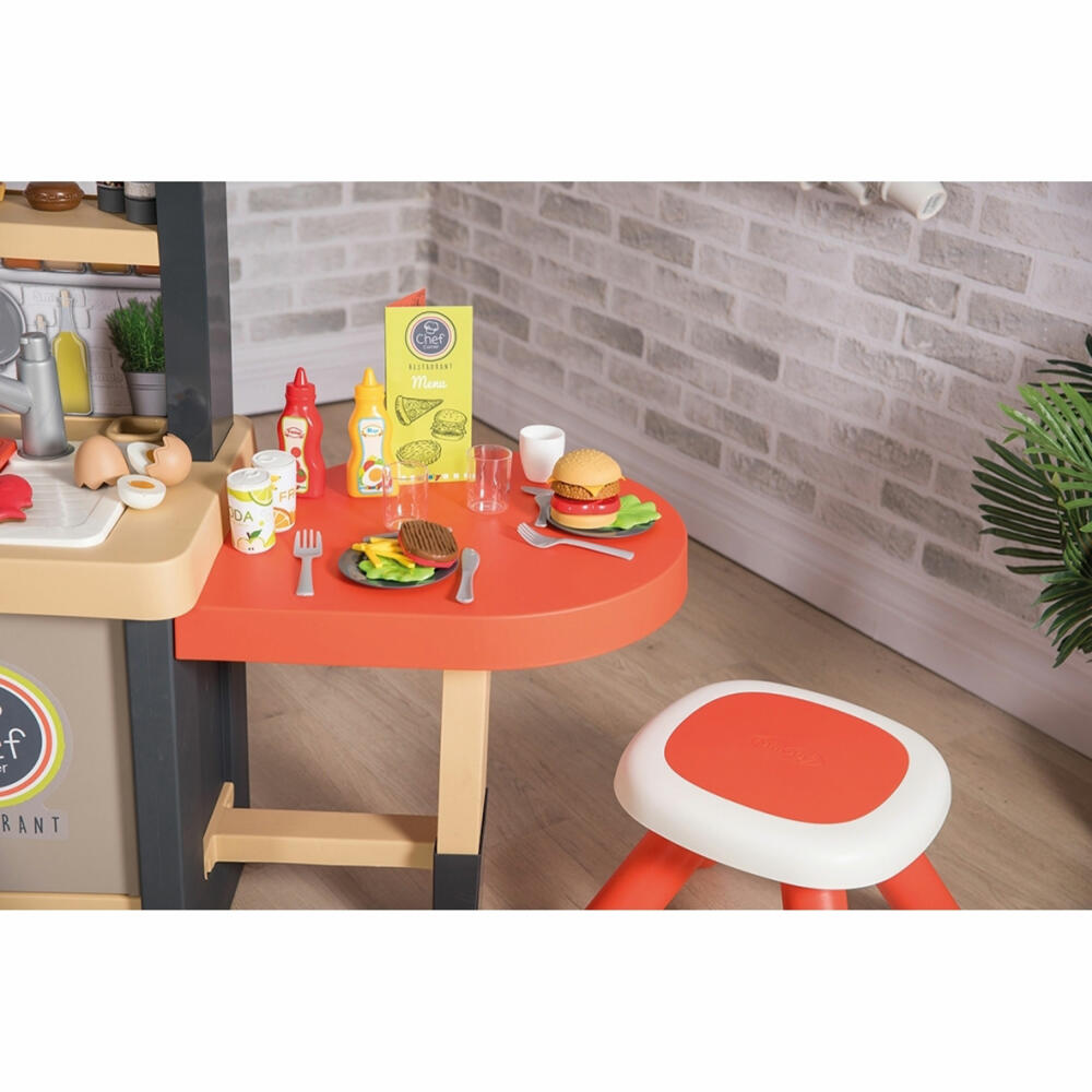Smoby Restaurant Chef Corner, Spielküche, Kinderküche, Kinder Küche, Spielzeug, 7600312303
