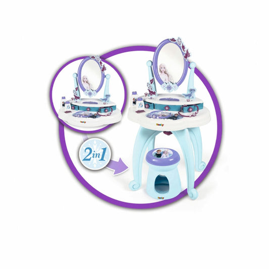 Smoby Die Eiskönigin Frisiersalon, Schminktisch, Frisiertisch, Kinder, Spielzeug, 7600320244