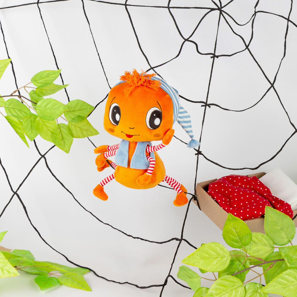 sigikid & friends Die kleine Spinne Widerlich groß, Kuscheltier, Stofftier, Schmusetier, Polyester, 22 cm, 52865
