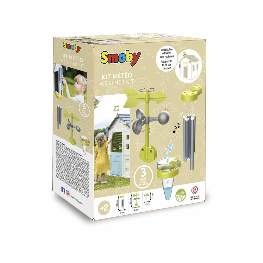 Smoby Playhouse Accessory Weather Station Set, Addition, Extension, Play House, Children's Toy, 7600810916