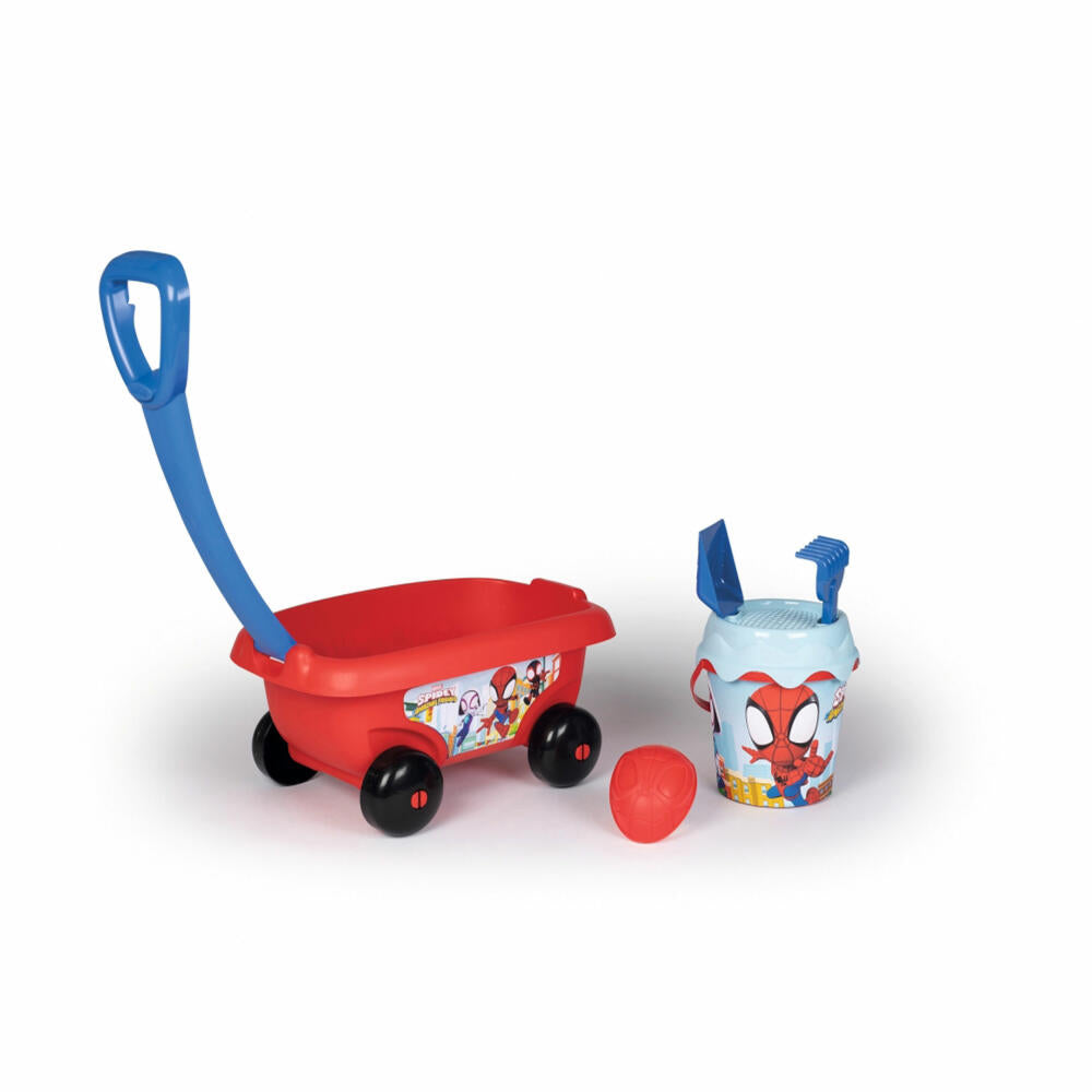 Smoby Spidey Handcart, Sand Toy, Bucket, Shovel, Toy, 7600867020