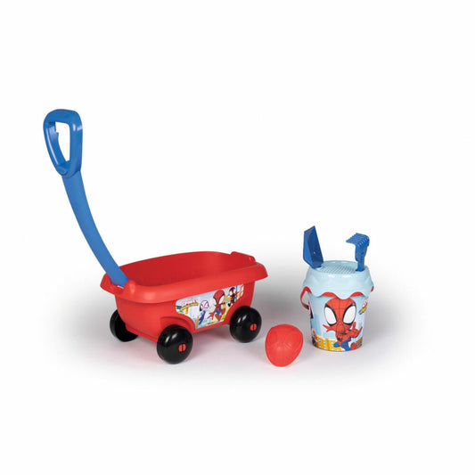 Smoby Spidey Handcart, Sand Toy, Bucket, Shovel, Toy, 7600867020
