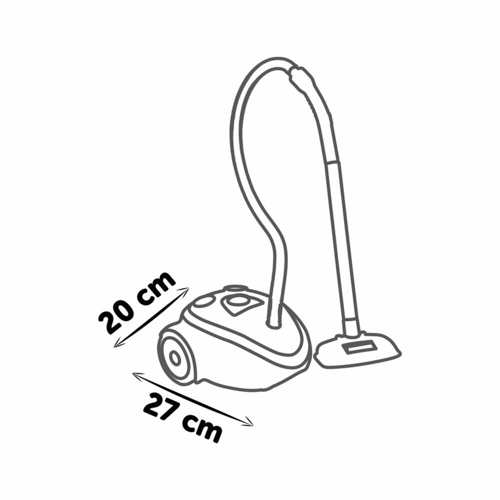 Smoby Vacuum Cleaner Eco Clean, Children's Vacuum Cleaner, Children, Toy, Household Appliance, 7600330217