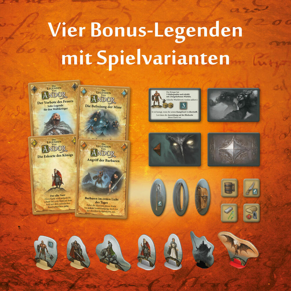 KOSMOS Andor - Die Bonus-Box, Erweiterung, Ergänzung, Strategiespiel, ab 10 Jahren, 684358