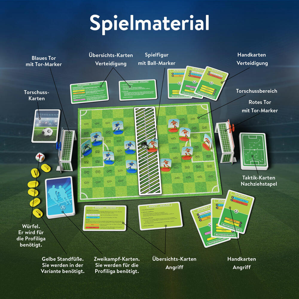 KOSMOS Kicker Football Duel, Duel Game, Board Game, Family Game, from 8 years, 684563
