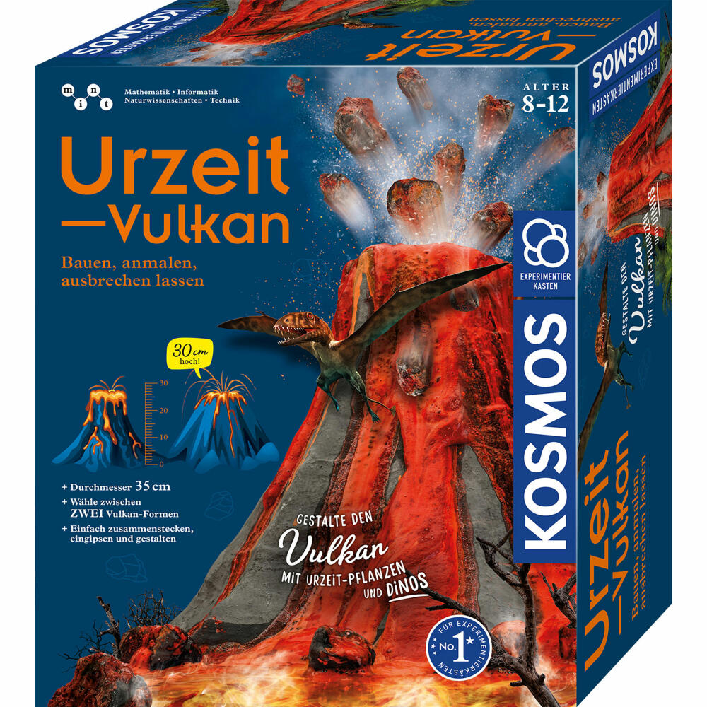 KOSMOS Prehistoric Volcano, Experiment Kit, Volcanic Eruption, Construction Kit, Crafting, Ages 8 and Up, 637286