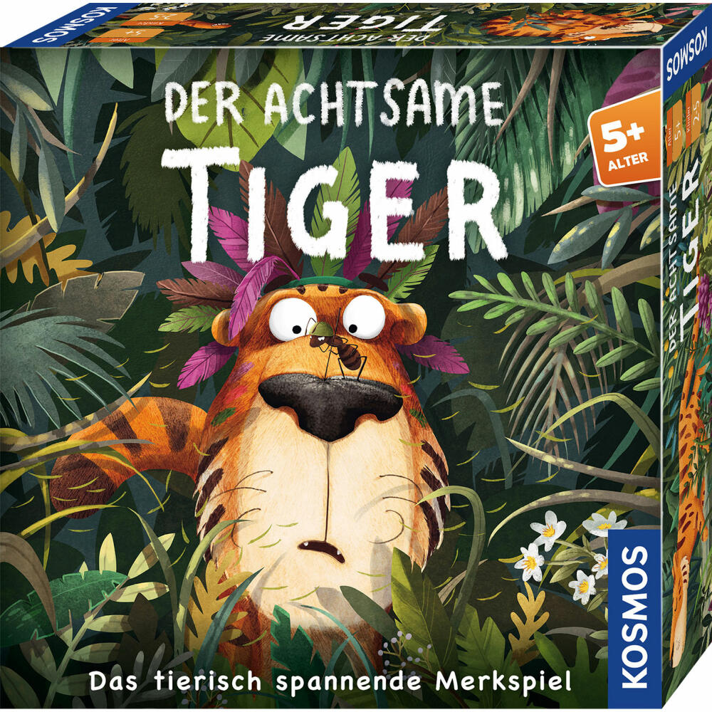 KOSMOS The Mindful Tiger, memory game, memory game, children's game, from 5 years, 683726