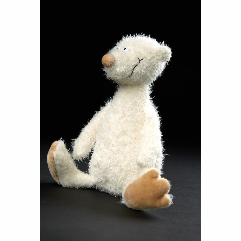 sigikid Bär midi Ach Good!, Kuscheltier, Stofftier, Teddybär, Polyester, Weiß, 25 cm, 43299